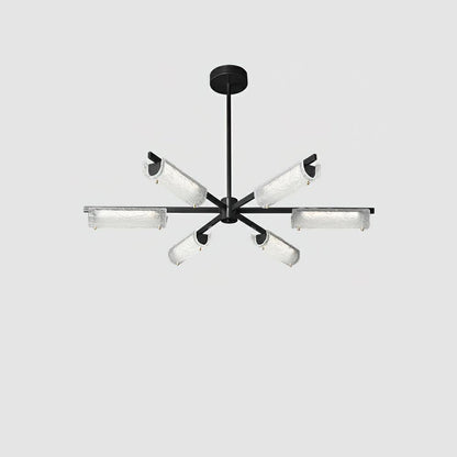 Amoslo Black Brass Chandelier