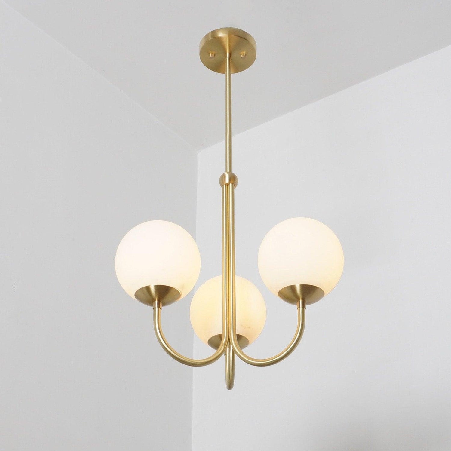 Modern Corner Chandelier