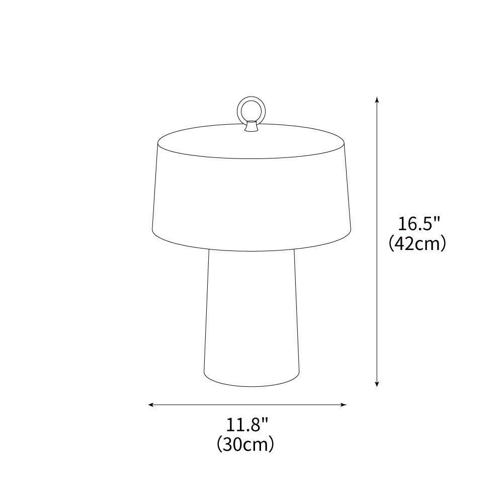 Lámpara de mesa de alabastro de lujo Aogashima