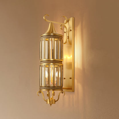 Retro Arabian Brass Outdoor Wall Light