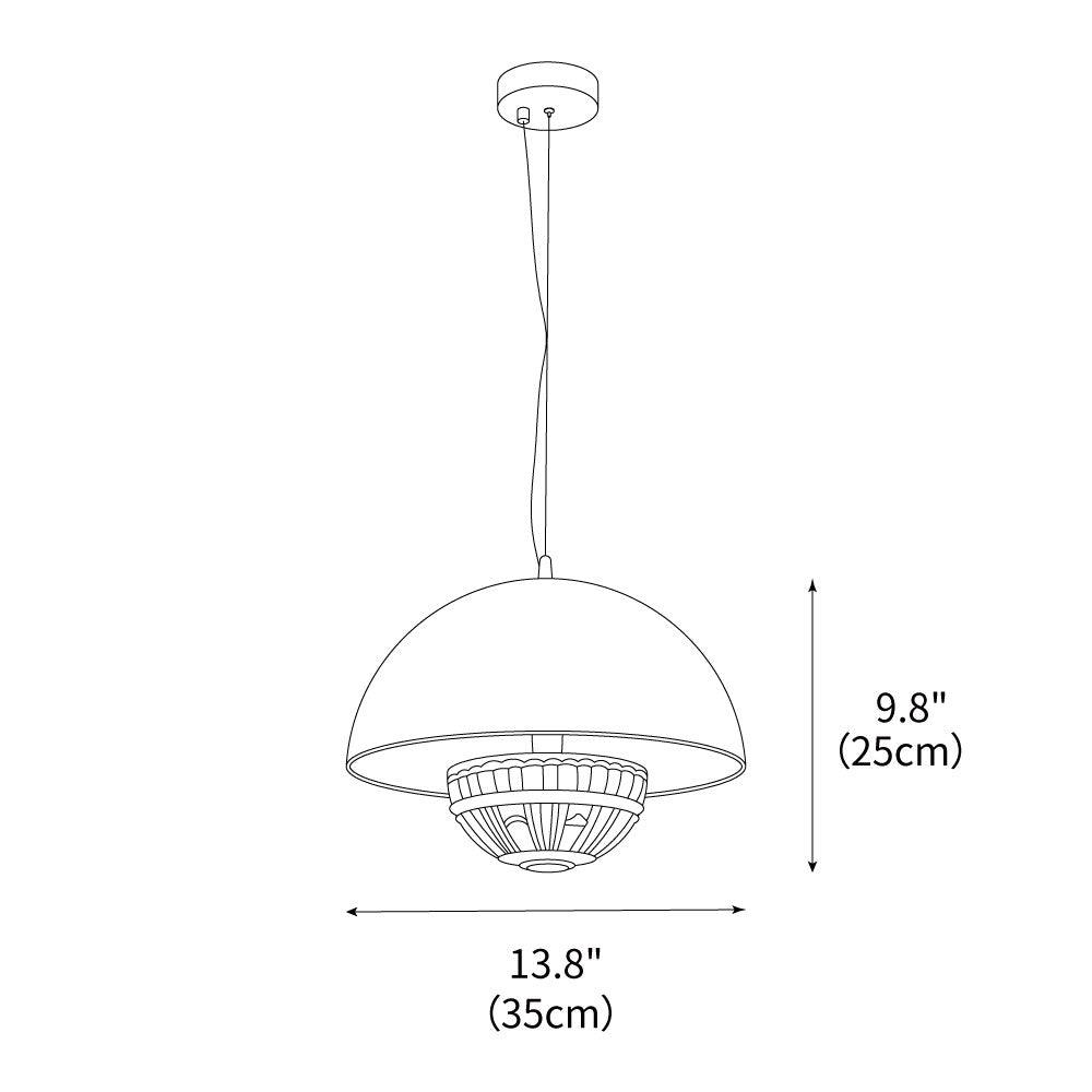 Lampe à pendentif soucoupe volante moderne minimaliste