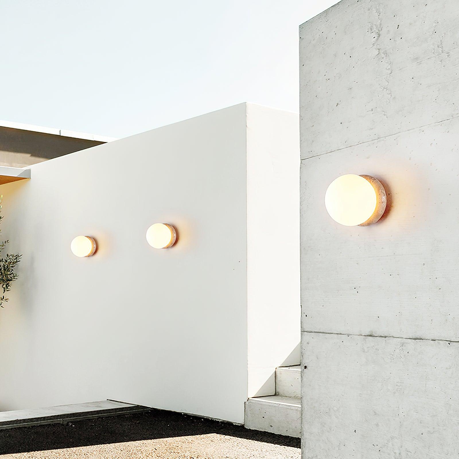 Asteroid Travertine IP65 Water Proof Outdoor Wall Light