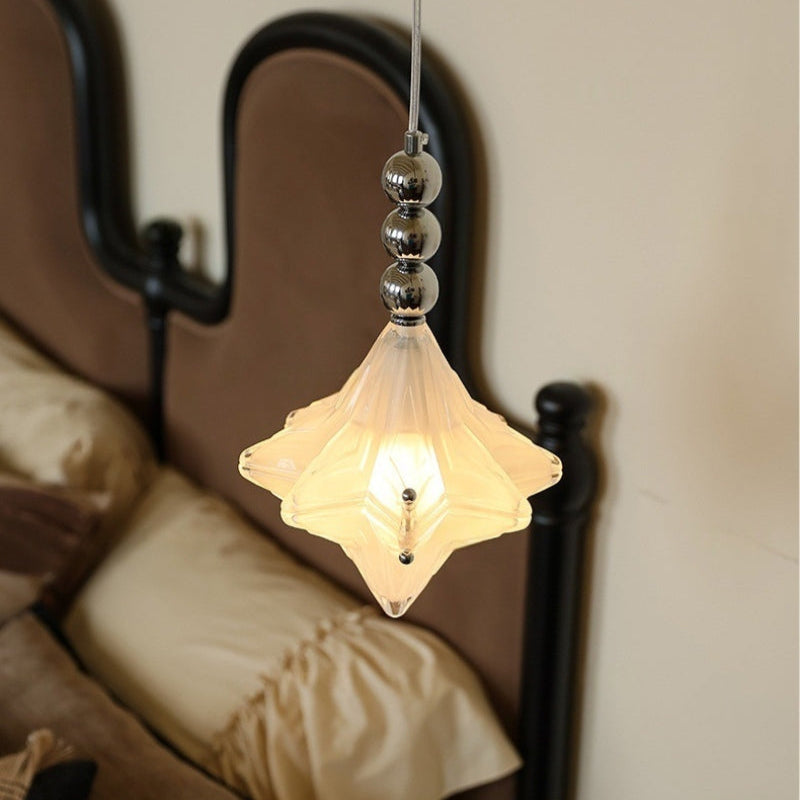 Star Retro Glass Pendant Light