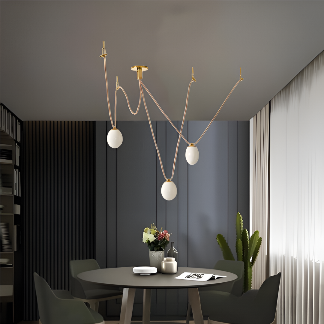 Aurelle Verve Retro Glass Ball Chandelier