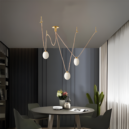 Aurelle Verve Retro Glass Ball Chandelier