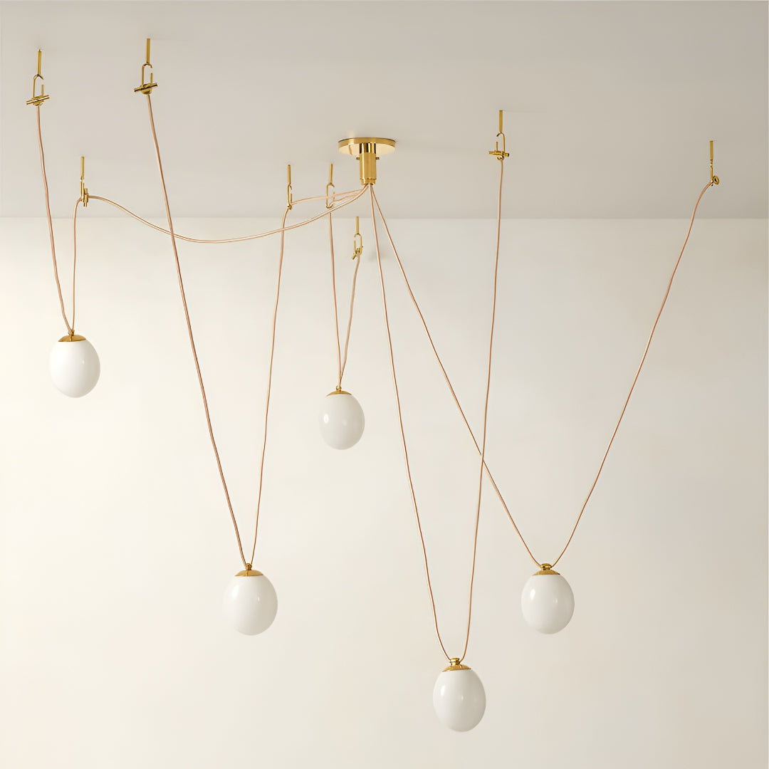 Aurelle Verve Retro Glass Ball Chandelier
