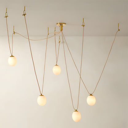 Aurelle Verve Retro Glass Ball Chandelier