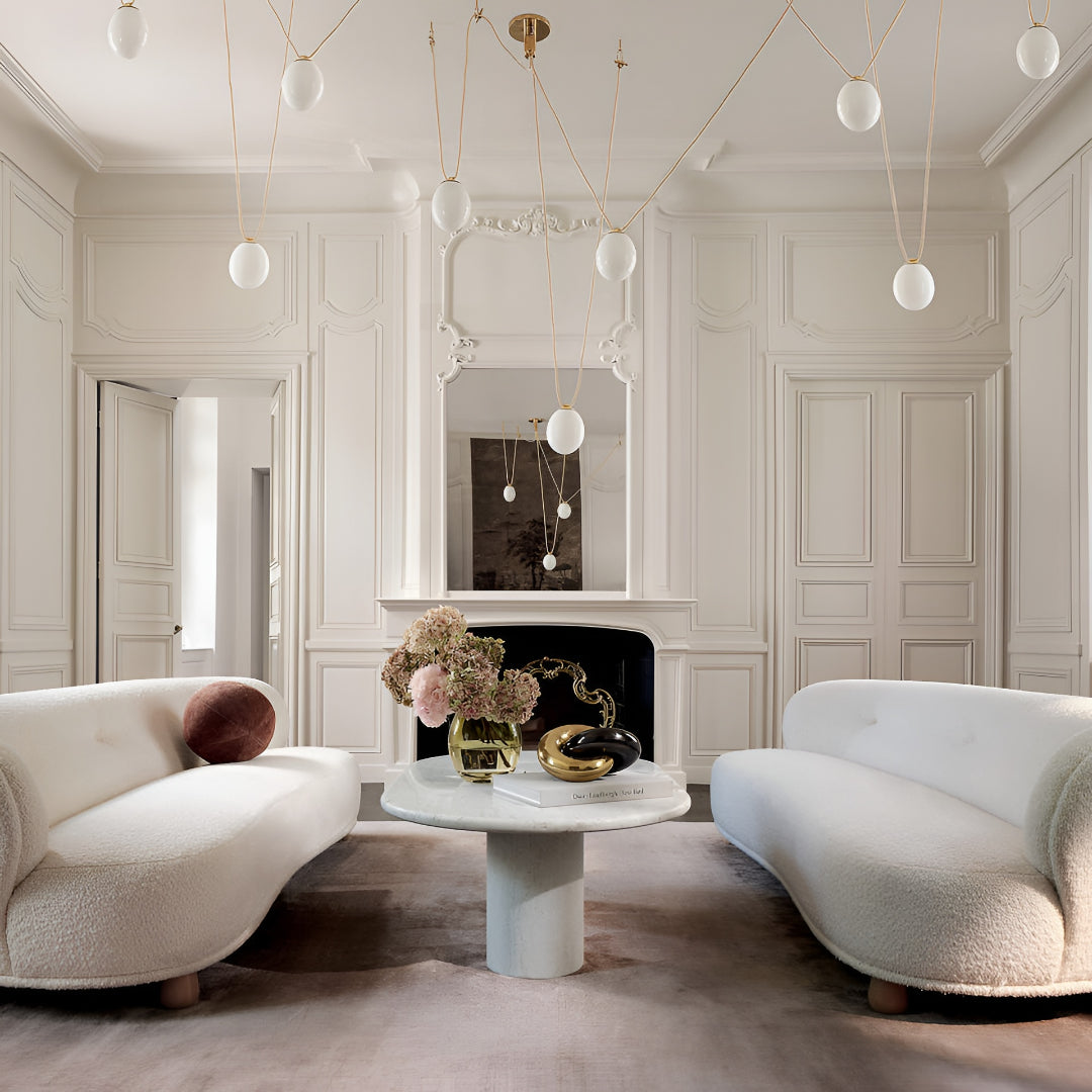 Aurelle Verve Retro Glass Ball Chandelier