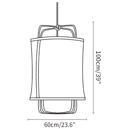 Lámpara Colgante de Bambú Boho Eco Ay Illuminate