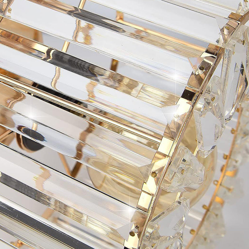 Elegant Crystal Flush Mount Ceiling Lamp