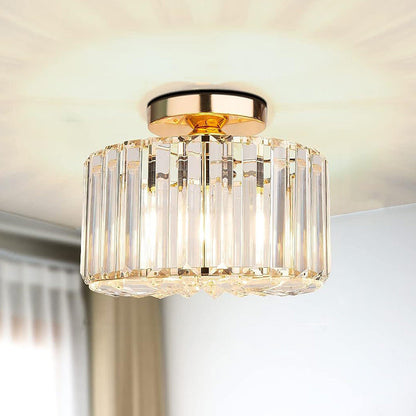 Elegant Crystal Flush Mount Ceiling Lamp