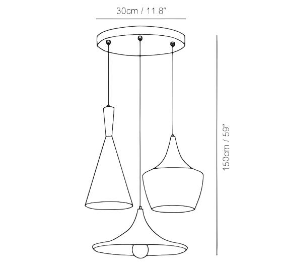 Suspension Élégante Beat