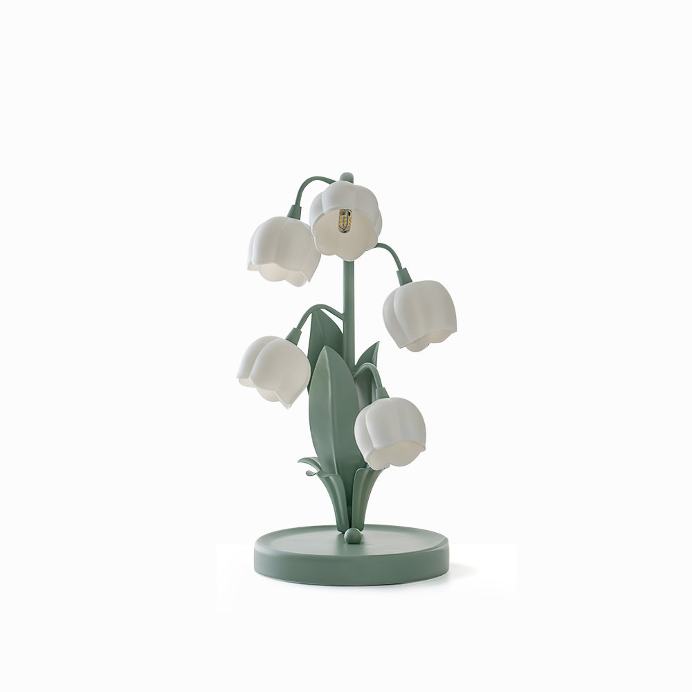Bell Orchid Nordic Iron Glass Flower Table Light