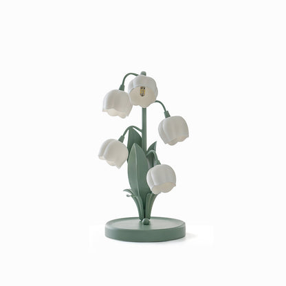 Bell Orchid Nordic Iron Glass Flower Table Light