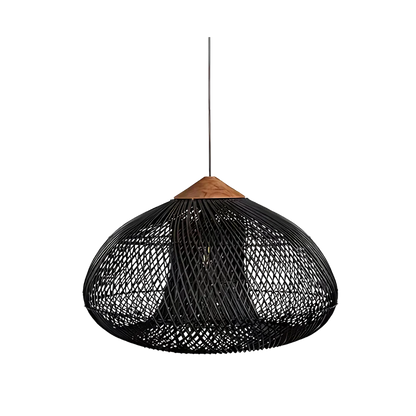 Elegant Handmade Rattan Pendant Light