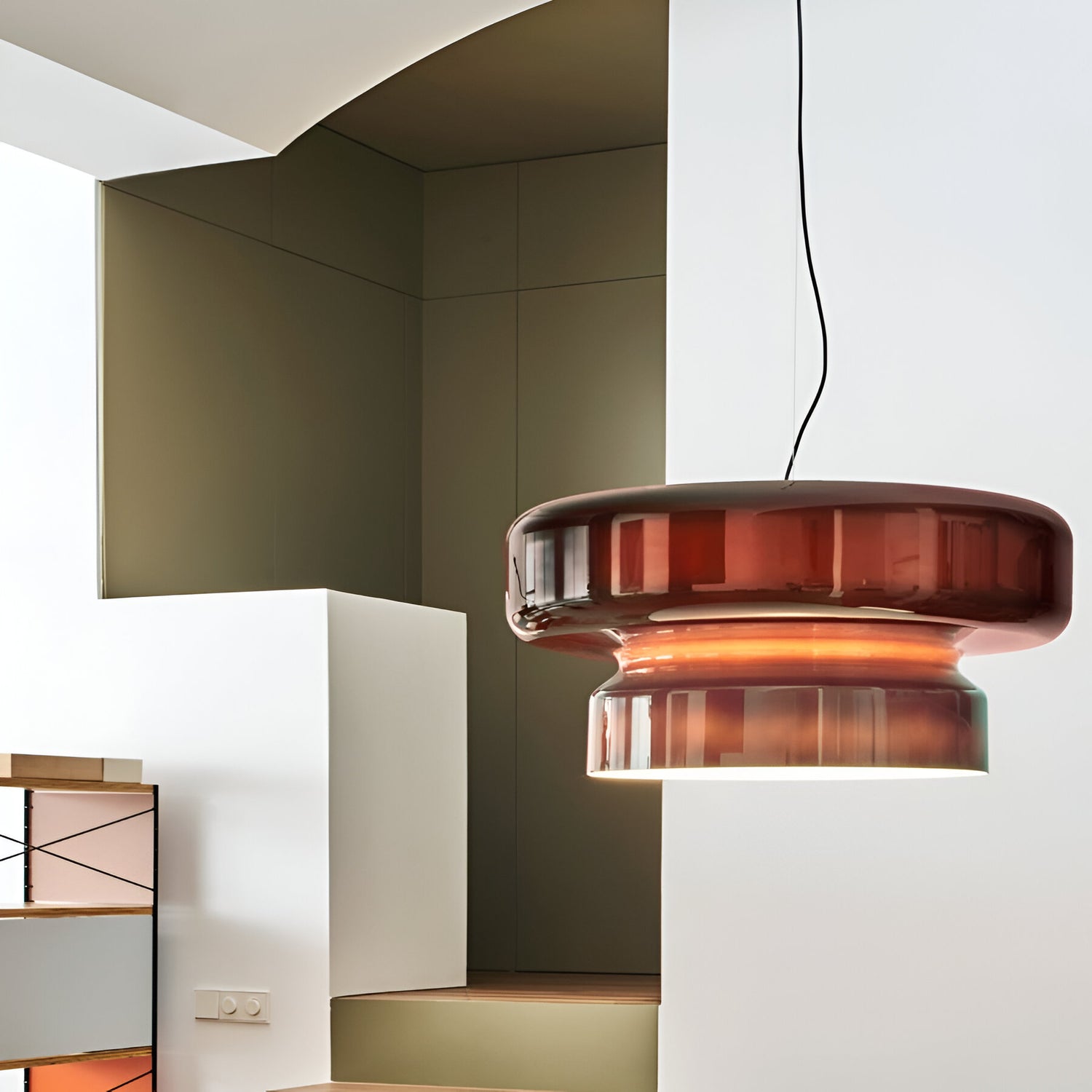 Bohemian Style Colored Glass Vicenta Pendant Light