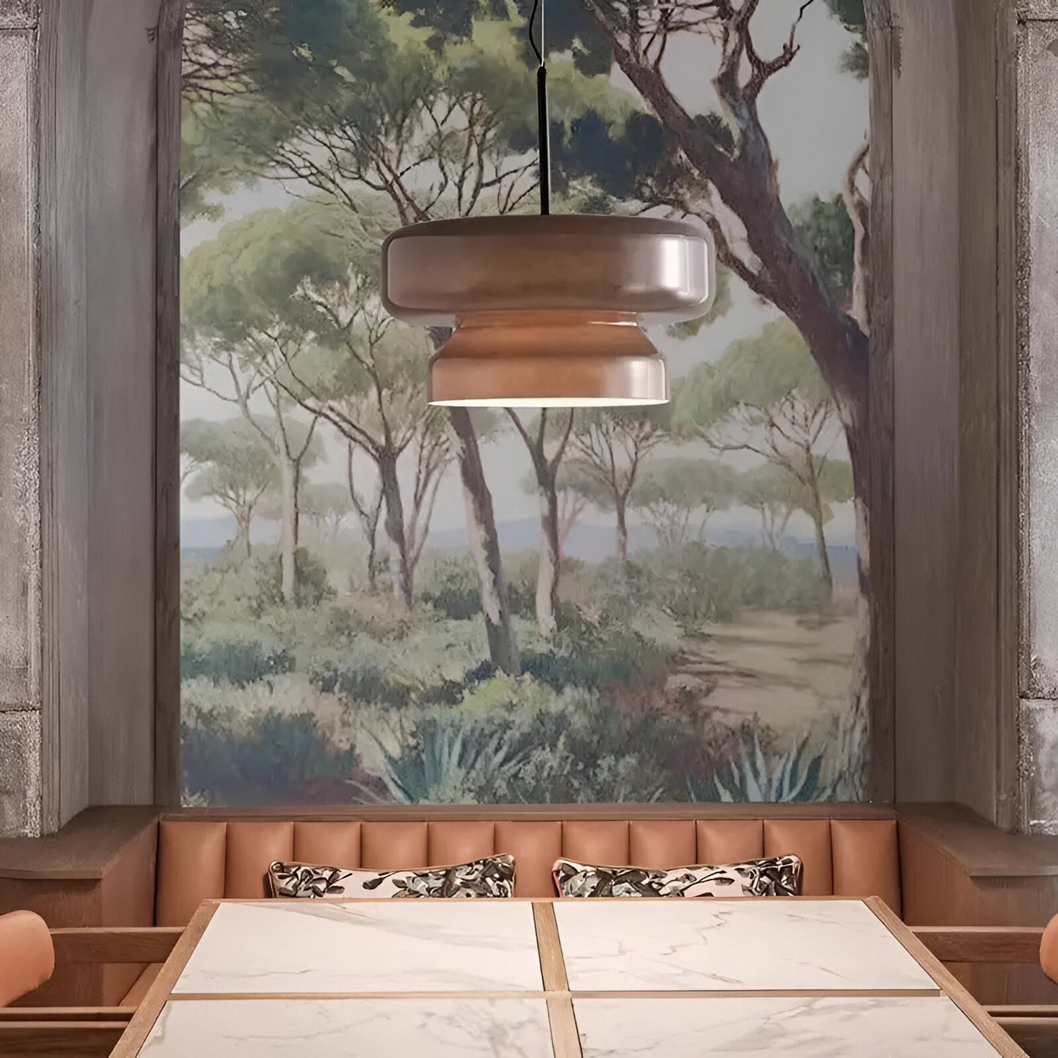 Bohemian Style Colored Glass Vicenta Pendant Light