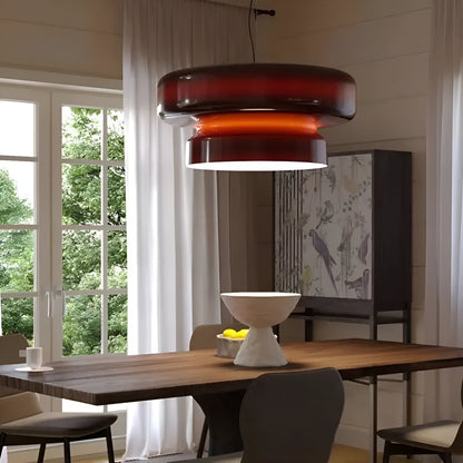 Bohemian Style Colored Glass Vicenta Pendant Light