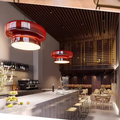 Bohemian Style Colored Glass Vicenta Pendant Light