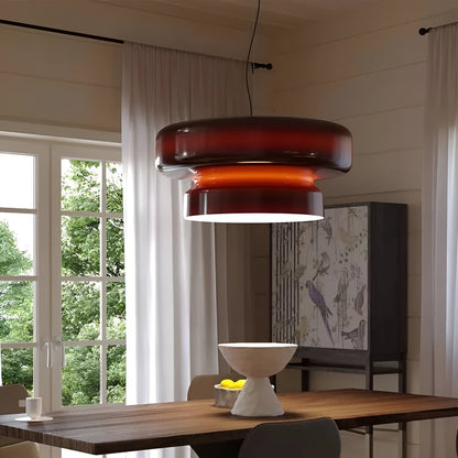 Bohemian Style Colored Glass Vicenta Pendant Light