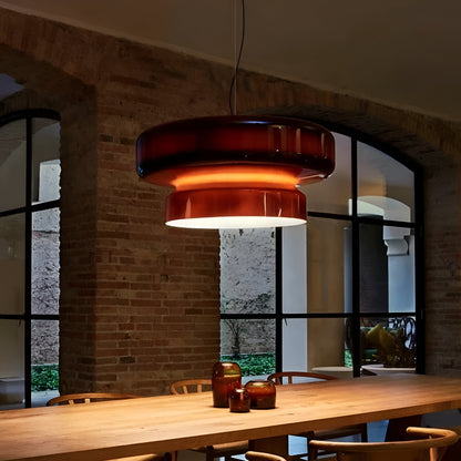 Bohemian Style Colored Glass Vicenta Pendant Light