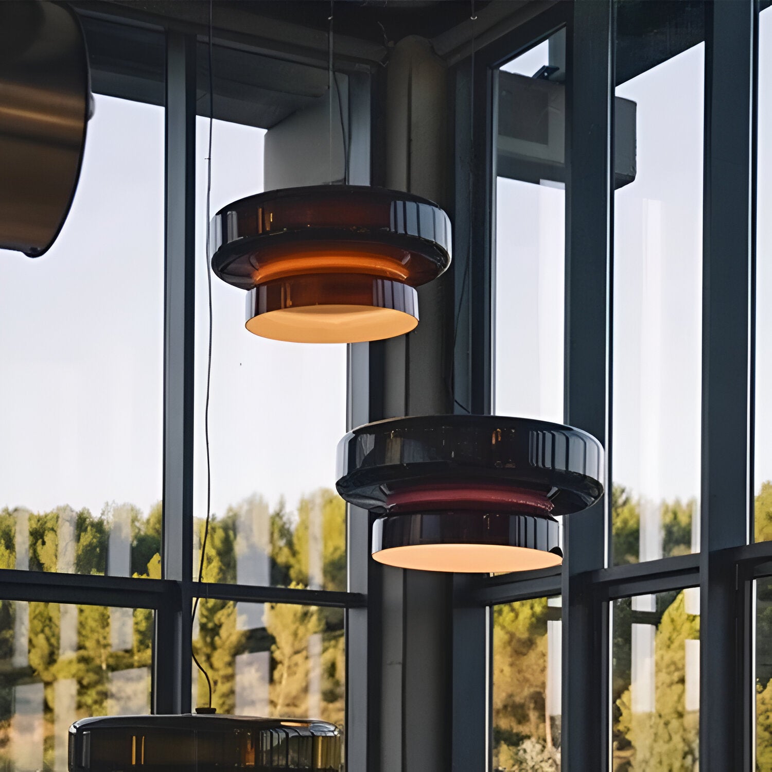 Bohemian Style Colored Glass Vicenta Pendant Light