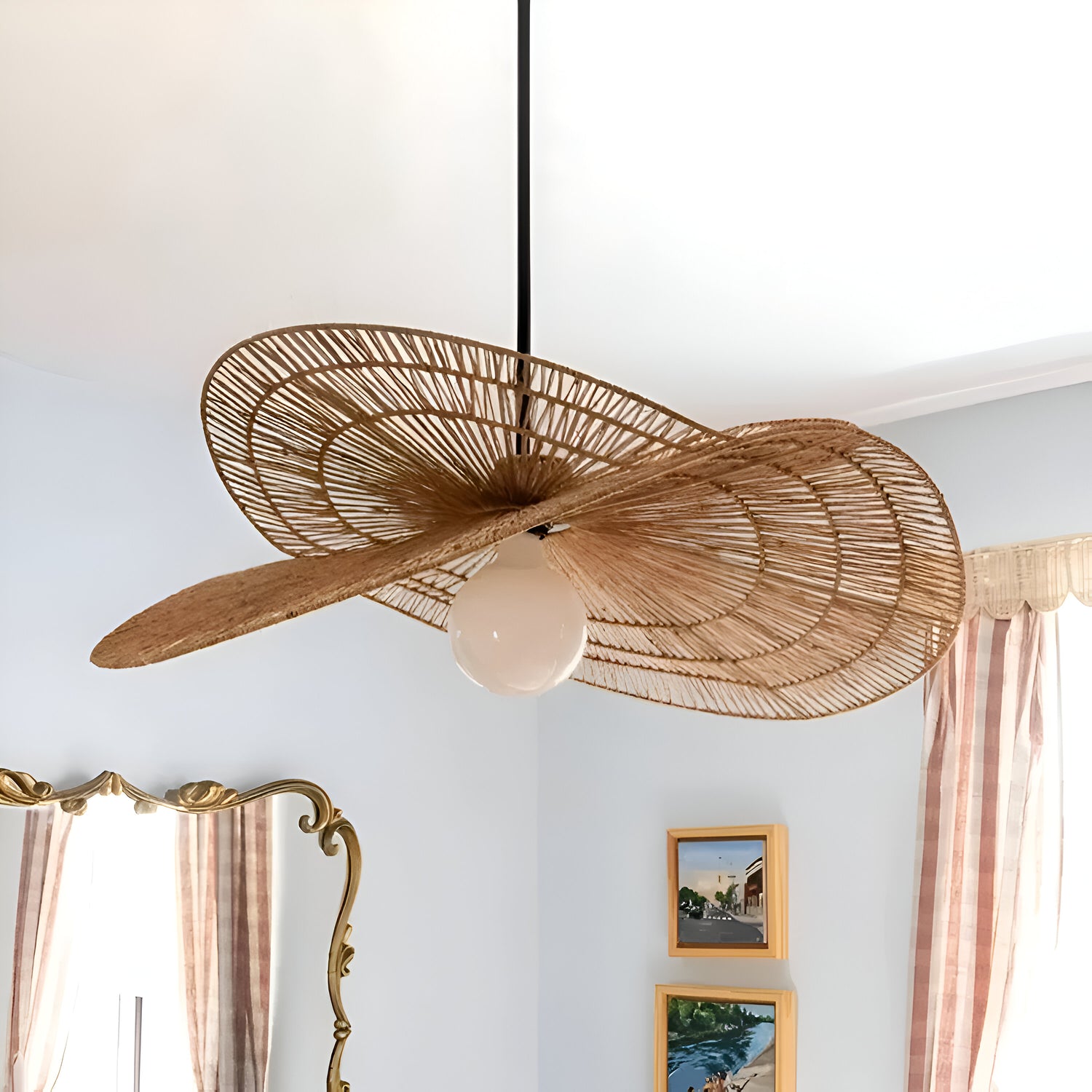 Boho Style Hemp Rope Ulima Pendant Light