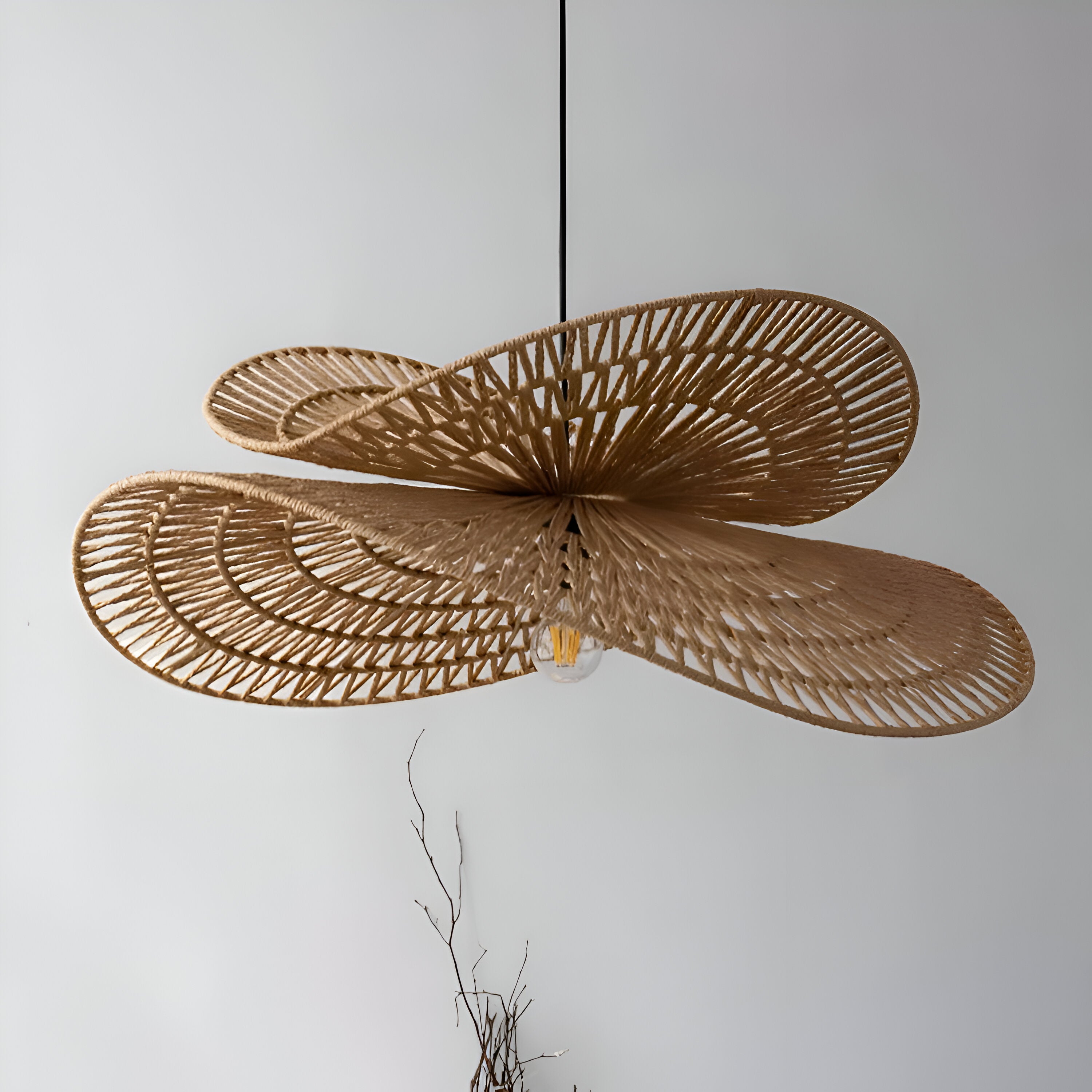 Boho Style Hemp Rope Ulima Pendant Light