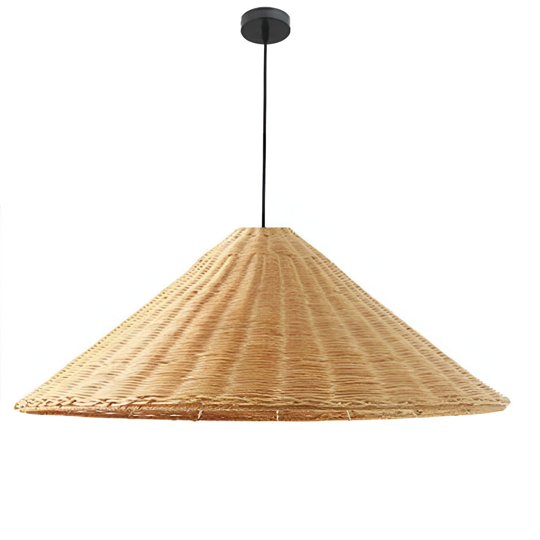 Japandi Artisan Shine Rattan Pendant Light