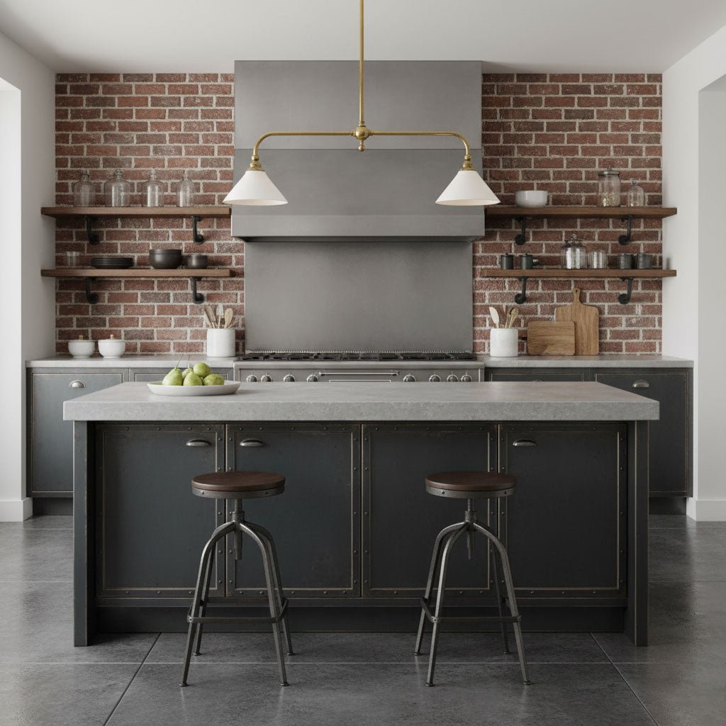 Alaric Linear Brass Modern Pendant Light
