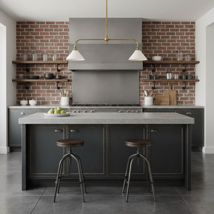 Alaric Linear Brass Modern Pendant Light