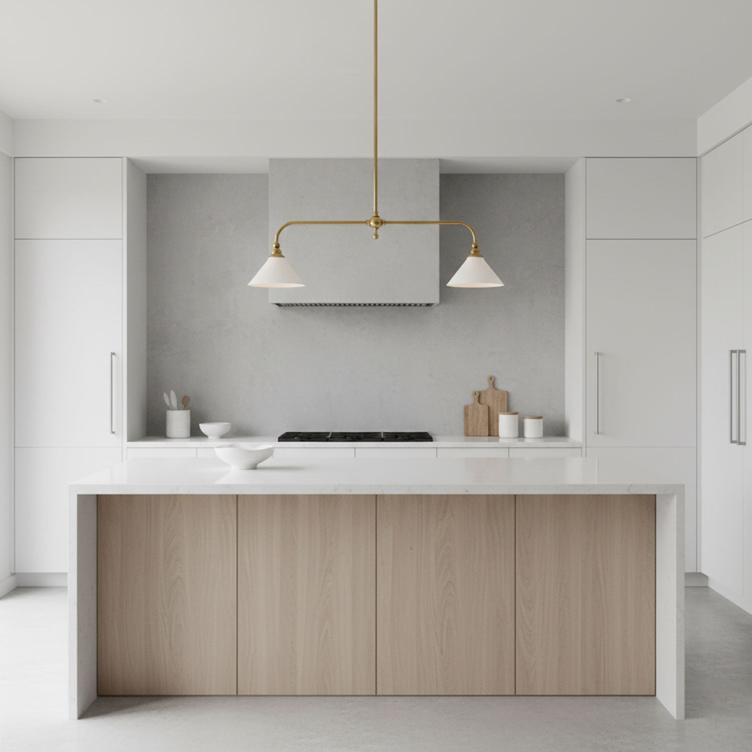 Alaric Linear Brass Modern Pendant Light