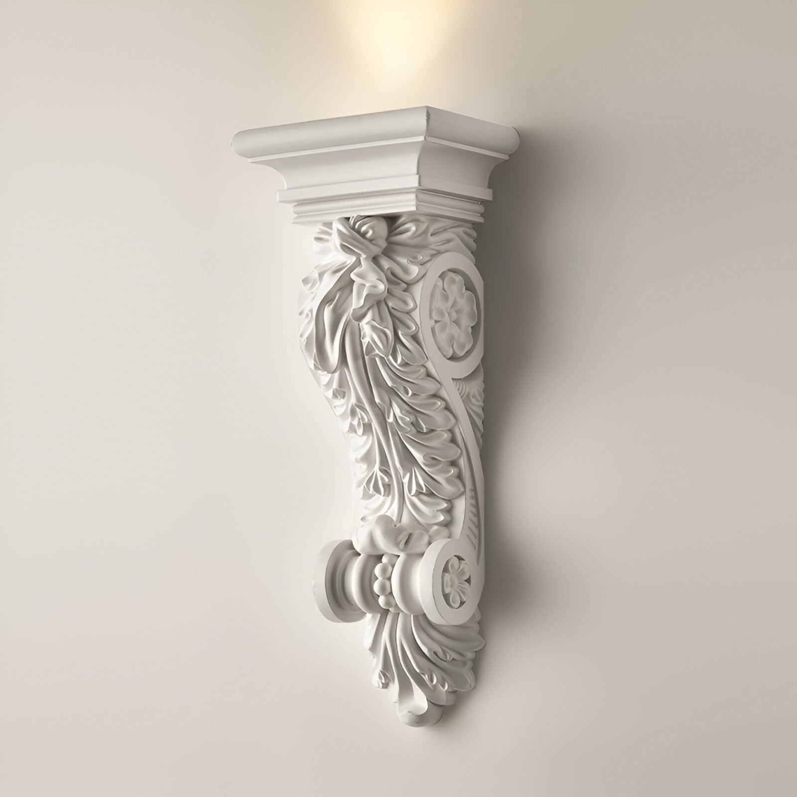 Leonardo Sculptural Plaster Retro Minimalist Wall Lamp