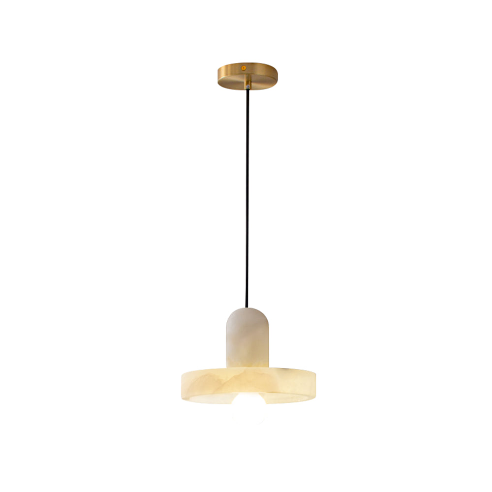Elegant Alabaster Marble Pendant Light