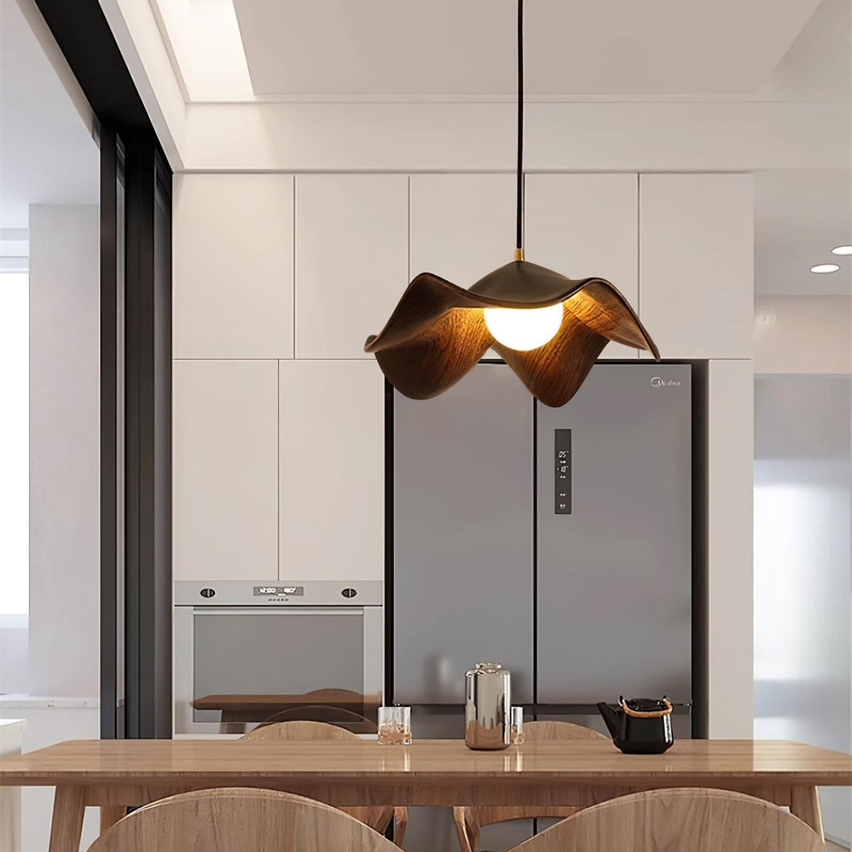 Lotus Flow Casita Resin Pendant Light