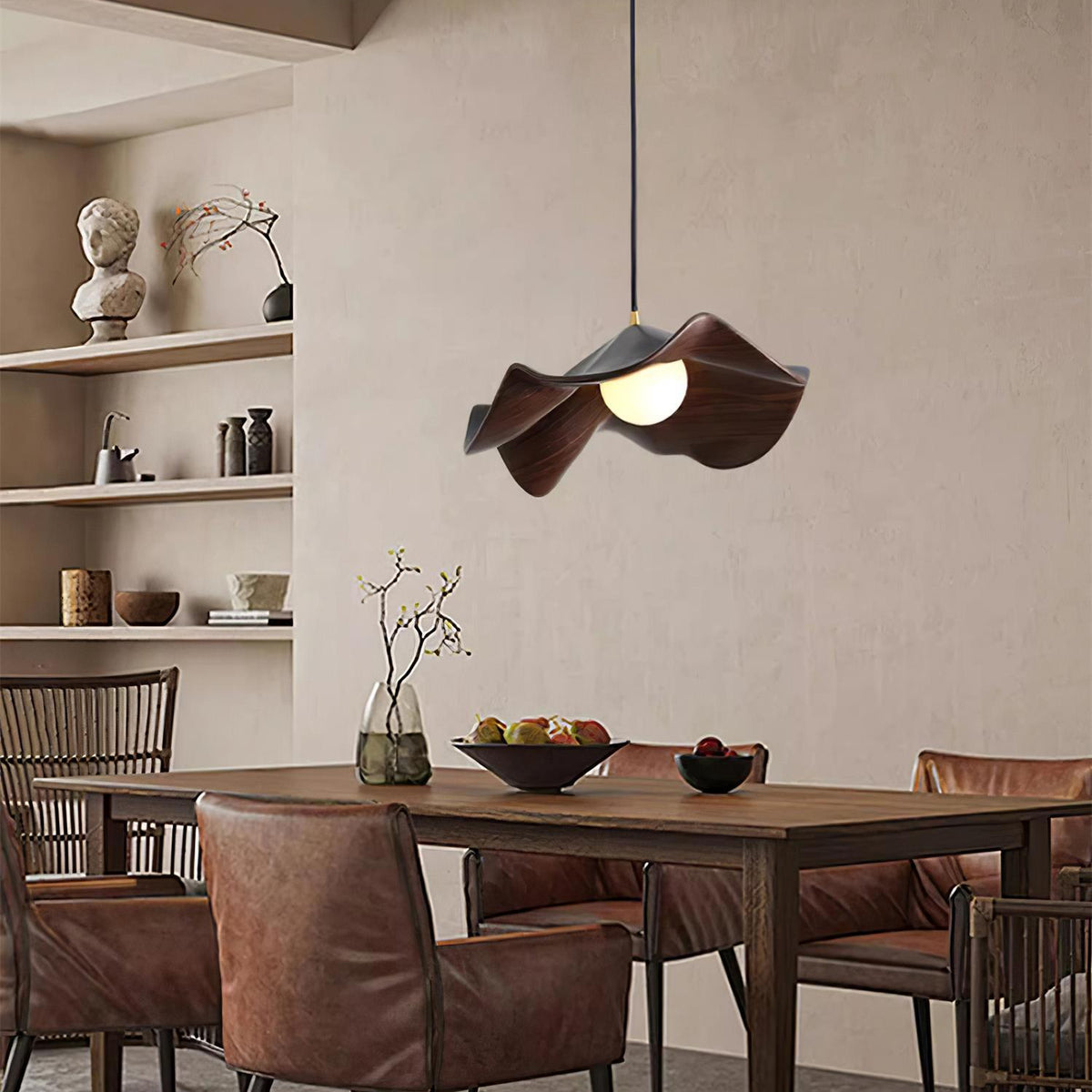 Lotus Flow Casita Resin Pendant Light