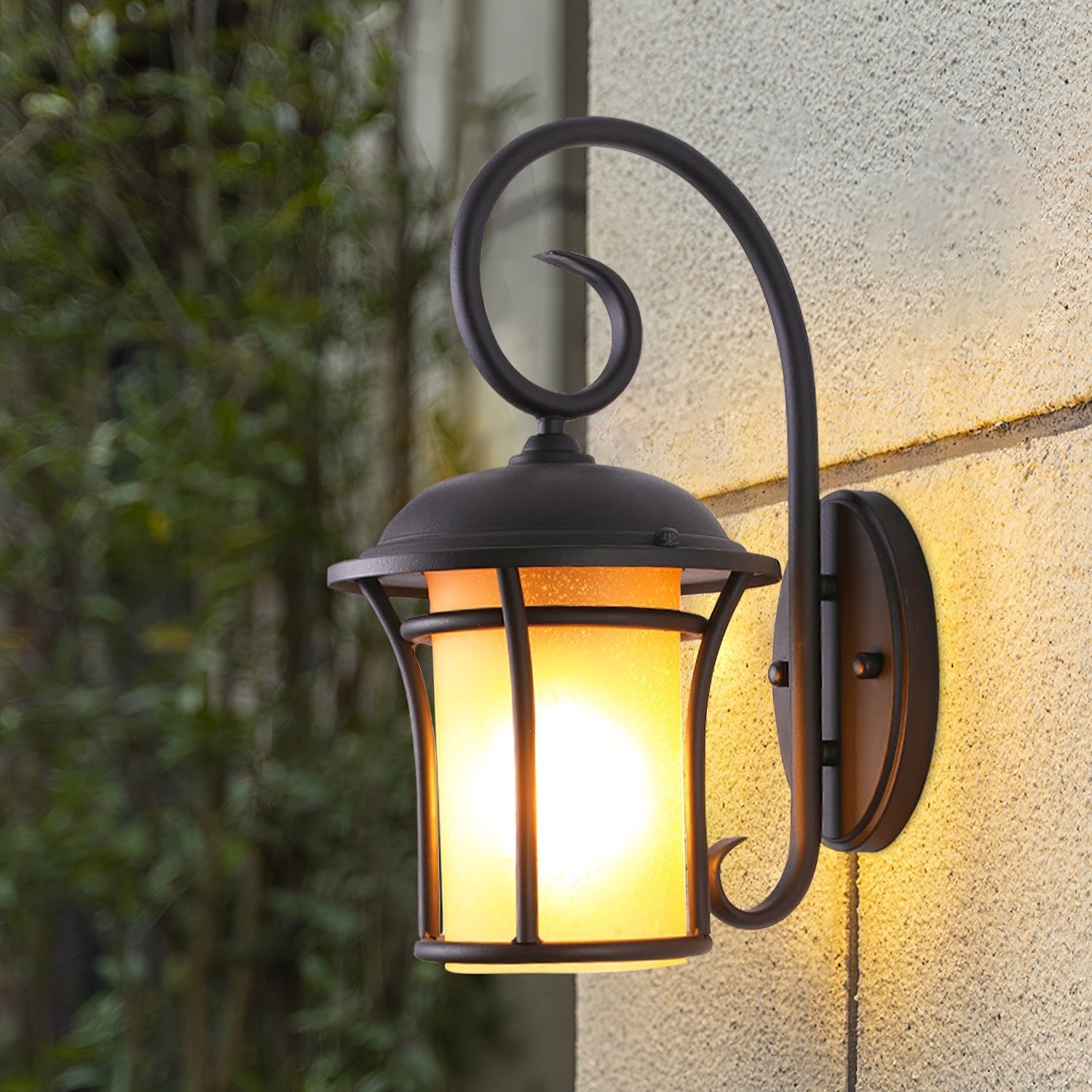 Retro Industrial Castro Outdoor Wall Light