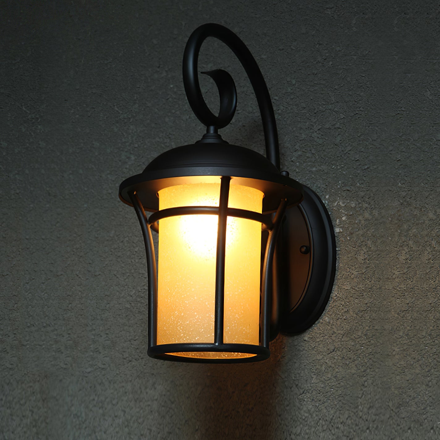 Luz de pared exterior retro industrial Castro IP65 a prueba de agua