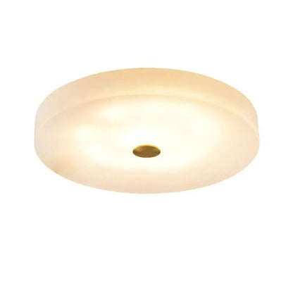 Alabaster Flush Mounted Round LED Deckenlampe