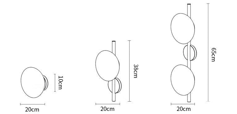 Lampada da parete in vetro Nordic Ceto