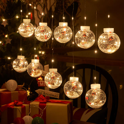 Retro Christmas Wishing Ball LED Outdoor Pendant Light