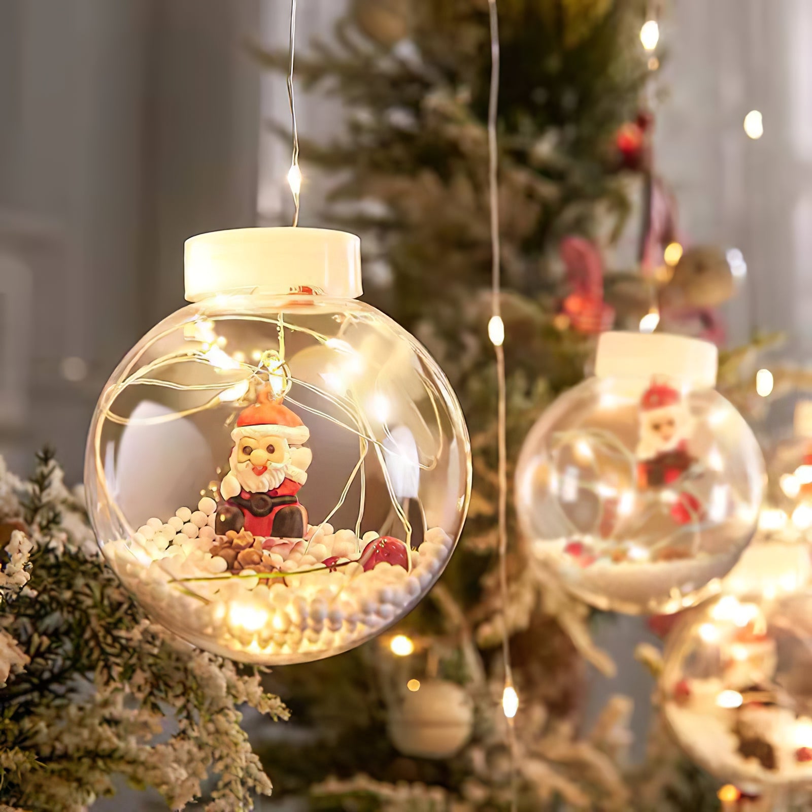 Retro Christmas Wishing Ball LED Outdoor Pendant Light