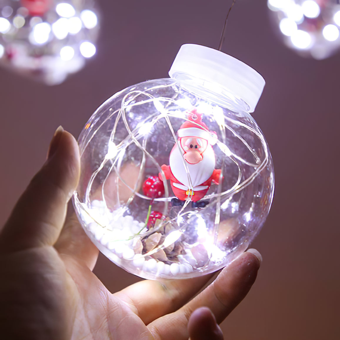 Retro Christmas Wishing Ball LED Outdoor Pendant Light