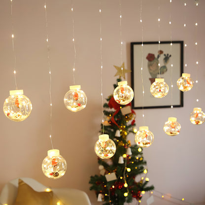 Retro Christmas Wishing Ball LED Outdoor Pendant Light