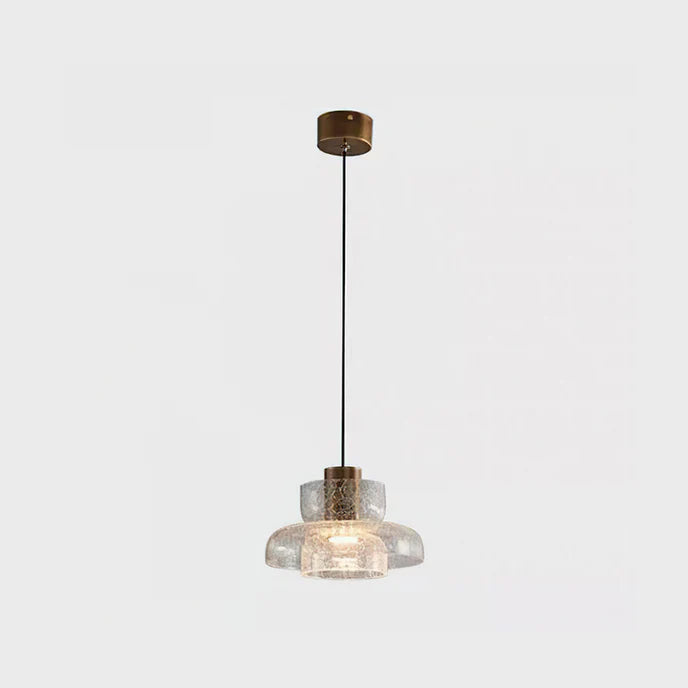 Retro Cracked Glass Pendant Lamp