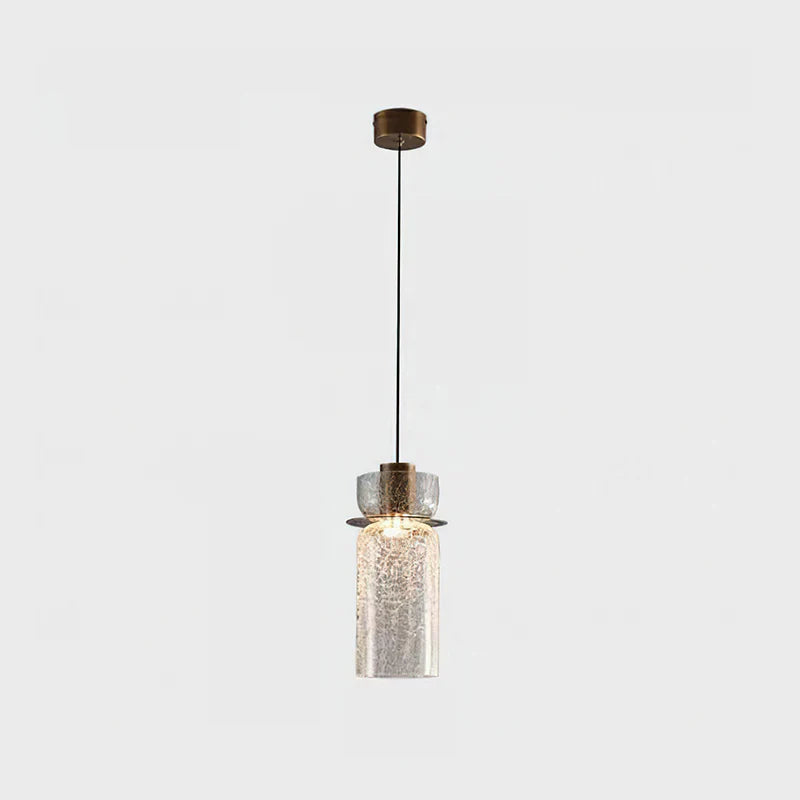 Retro Cracked Glass Pendant Lamp