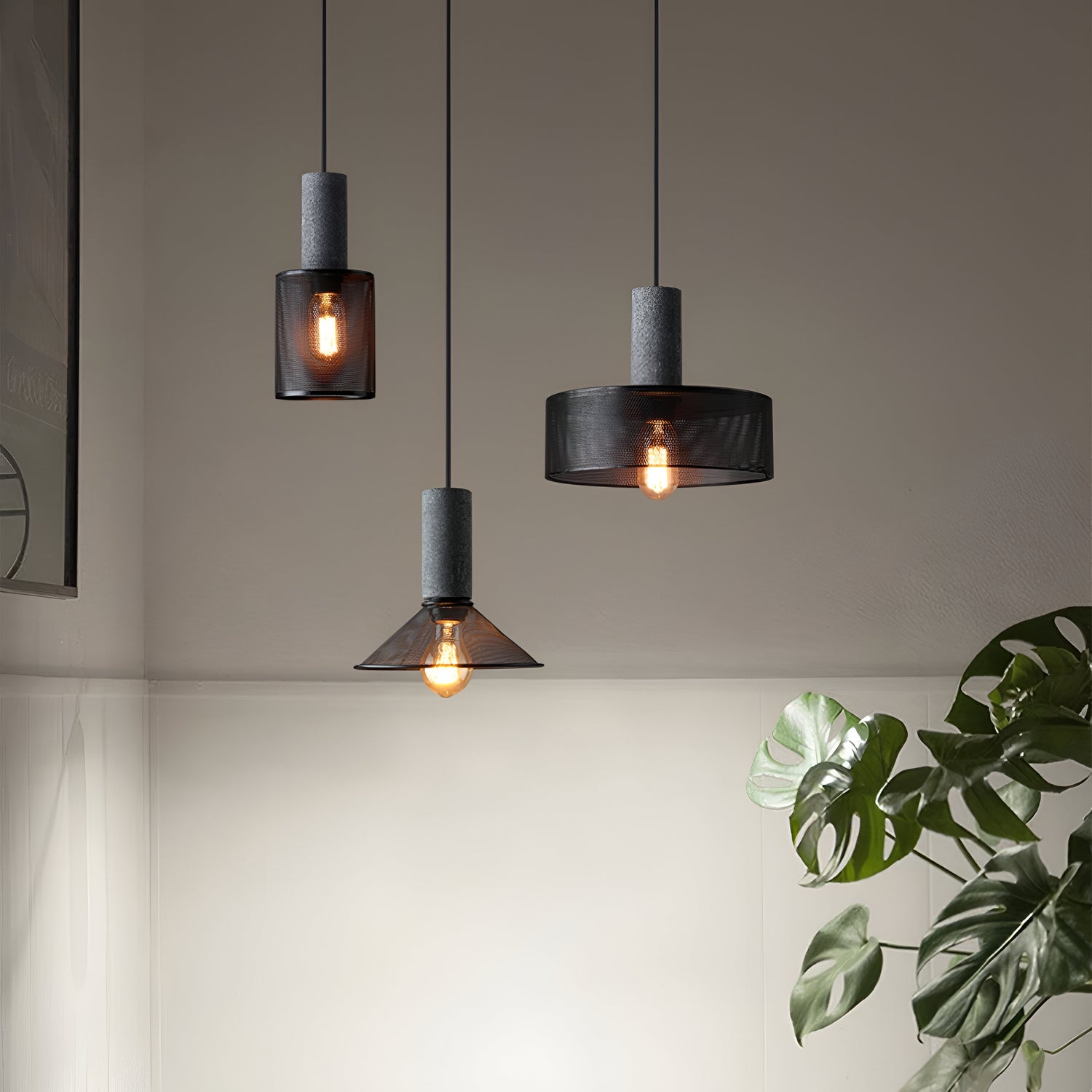 Concrete Nordic Industrial Cement Pendant Light
