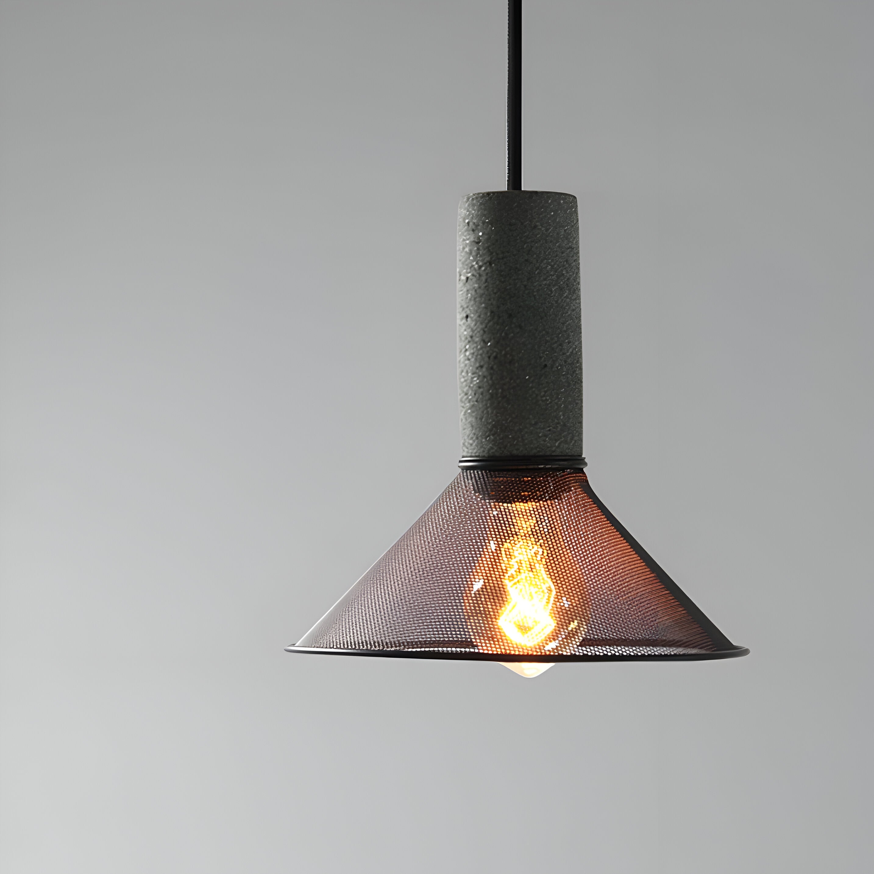Concrete Nordic Industrial Cement Pendant Light