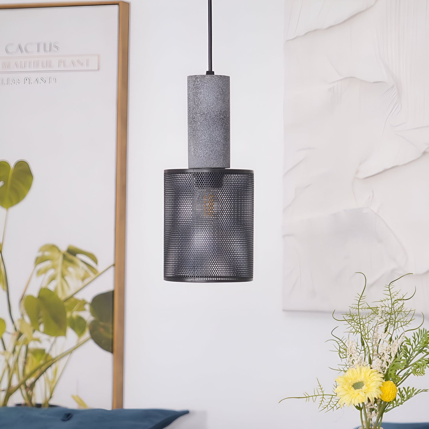 Concrete Nordic Industrial Cement Pendant Light
