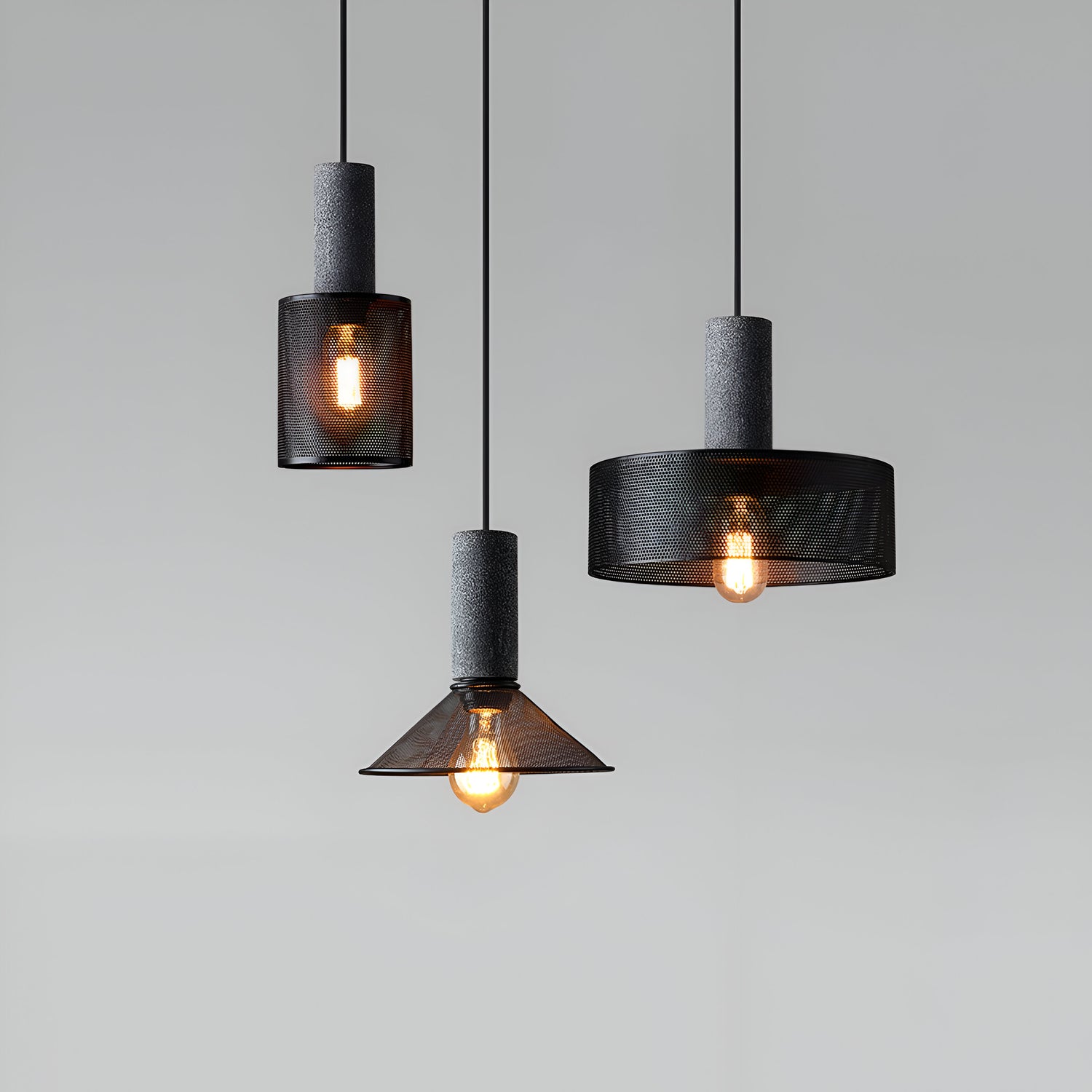 Concrete Nordic Industrial Cement Pendant Light